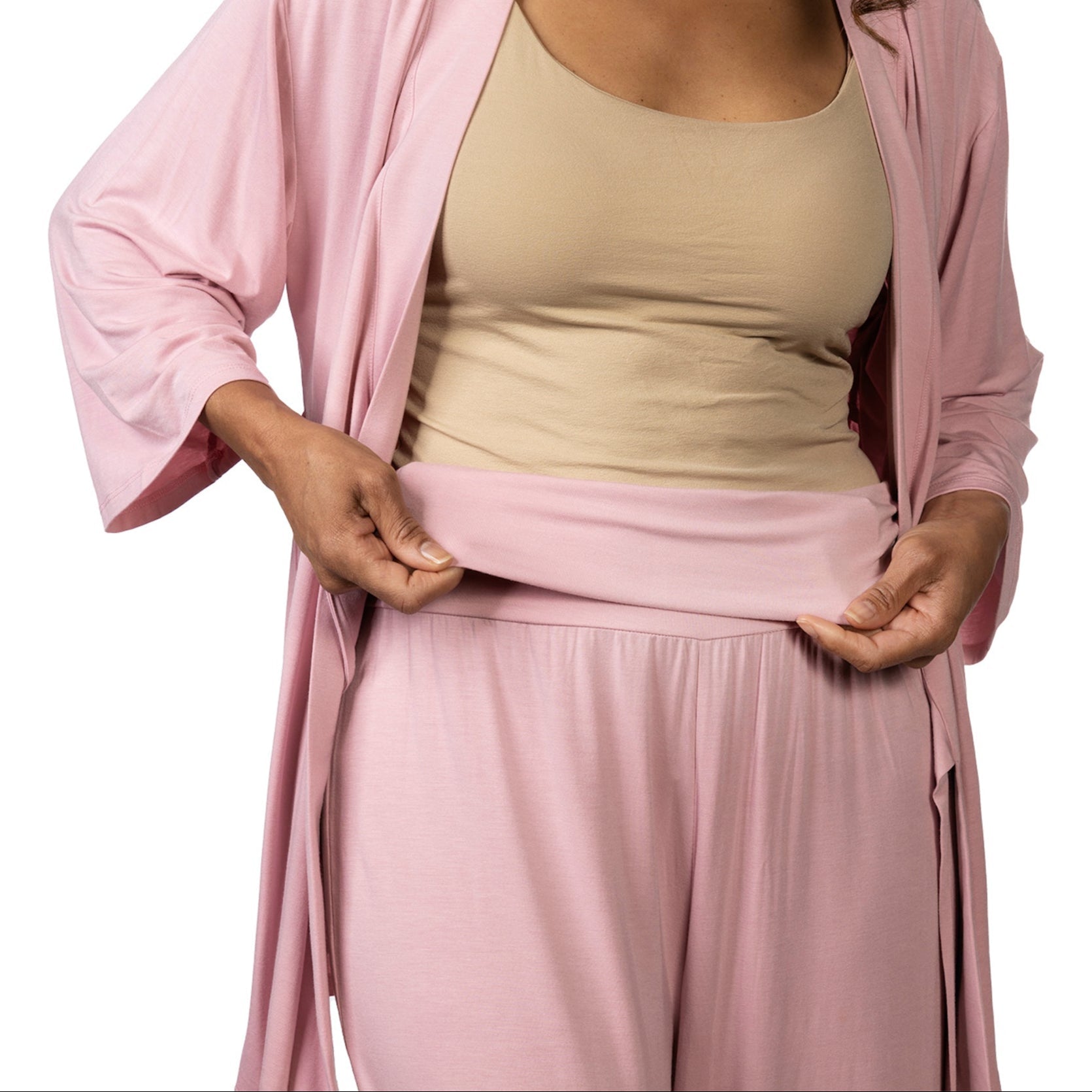 Fold Down Waist Pants
