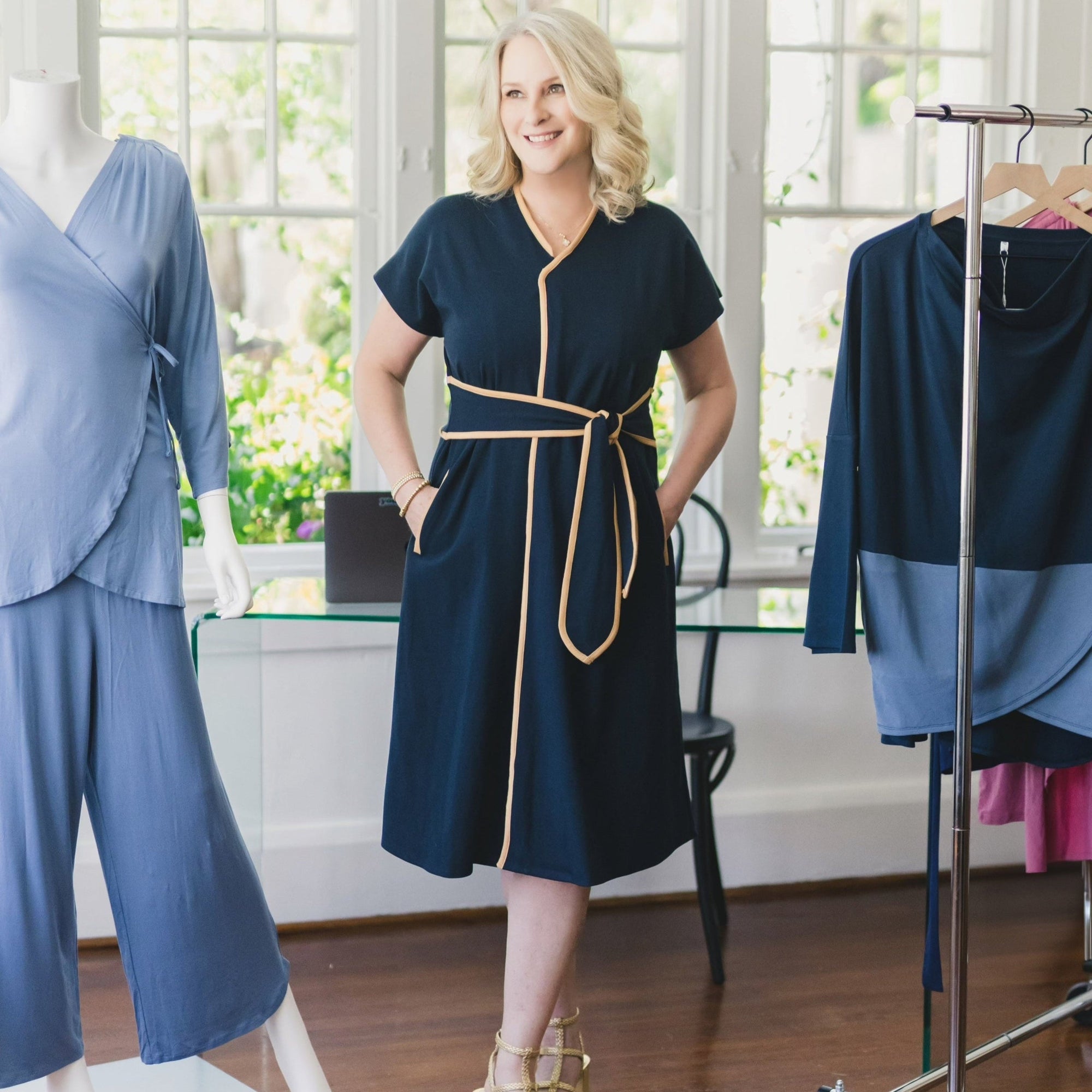 Kristin Recovery Sash Dress