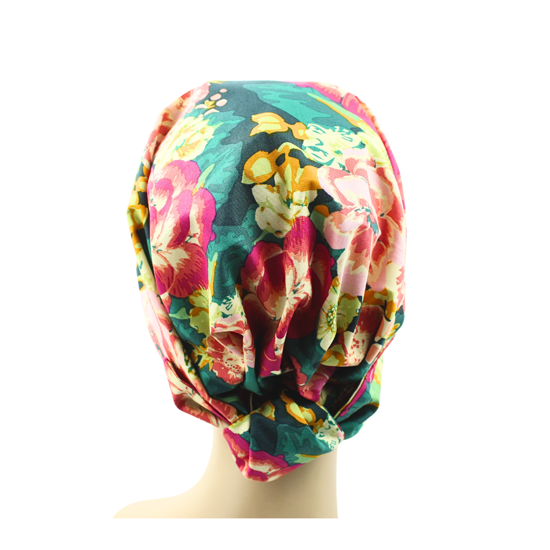 Emerald Floral Hair Wrap
