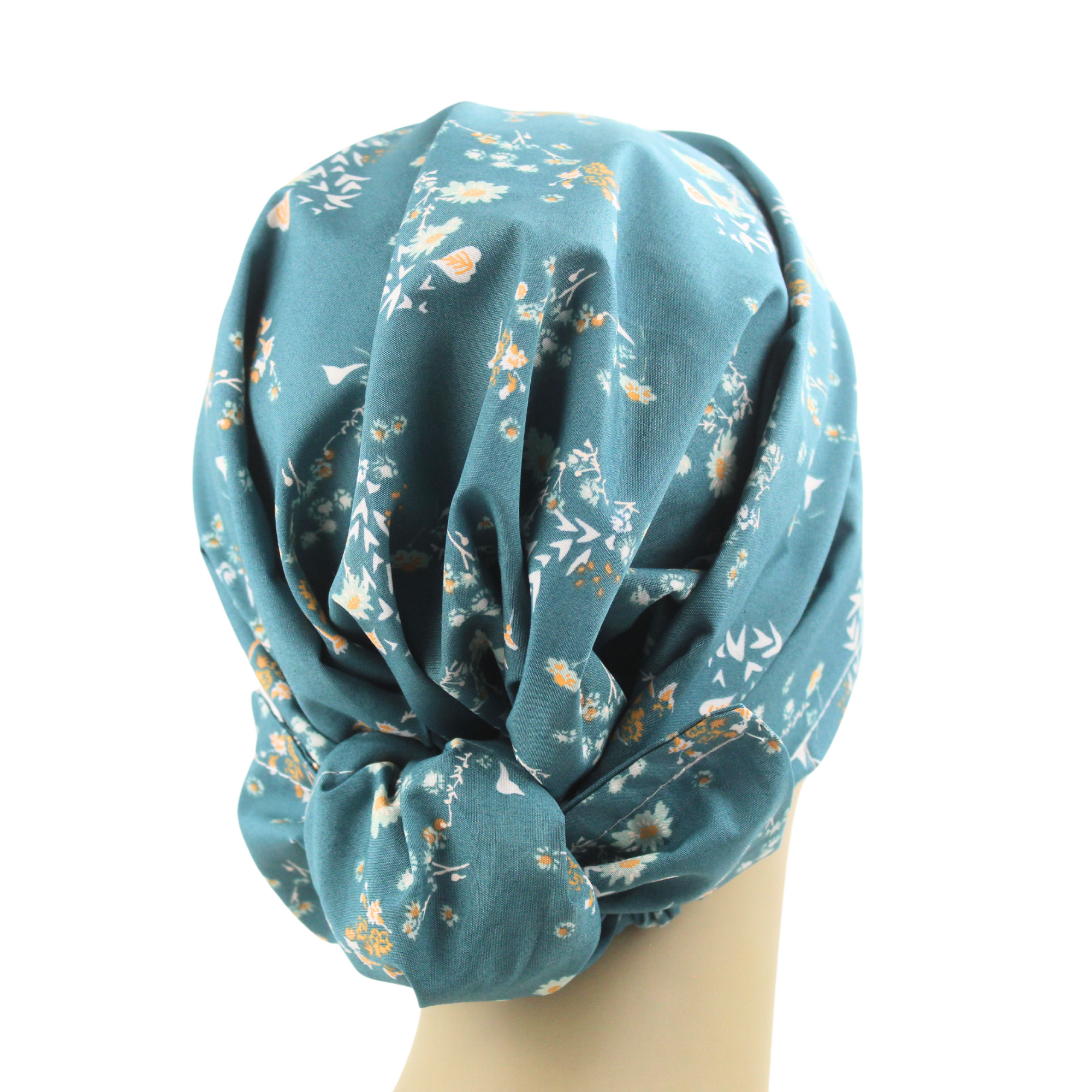 Subtle Floral Hair Wrap