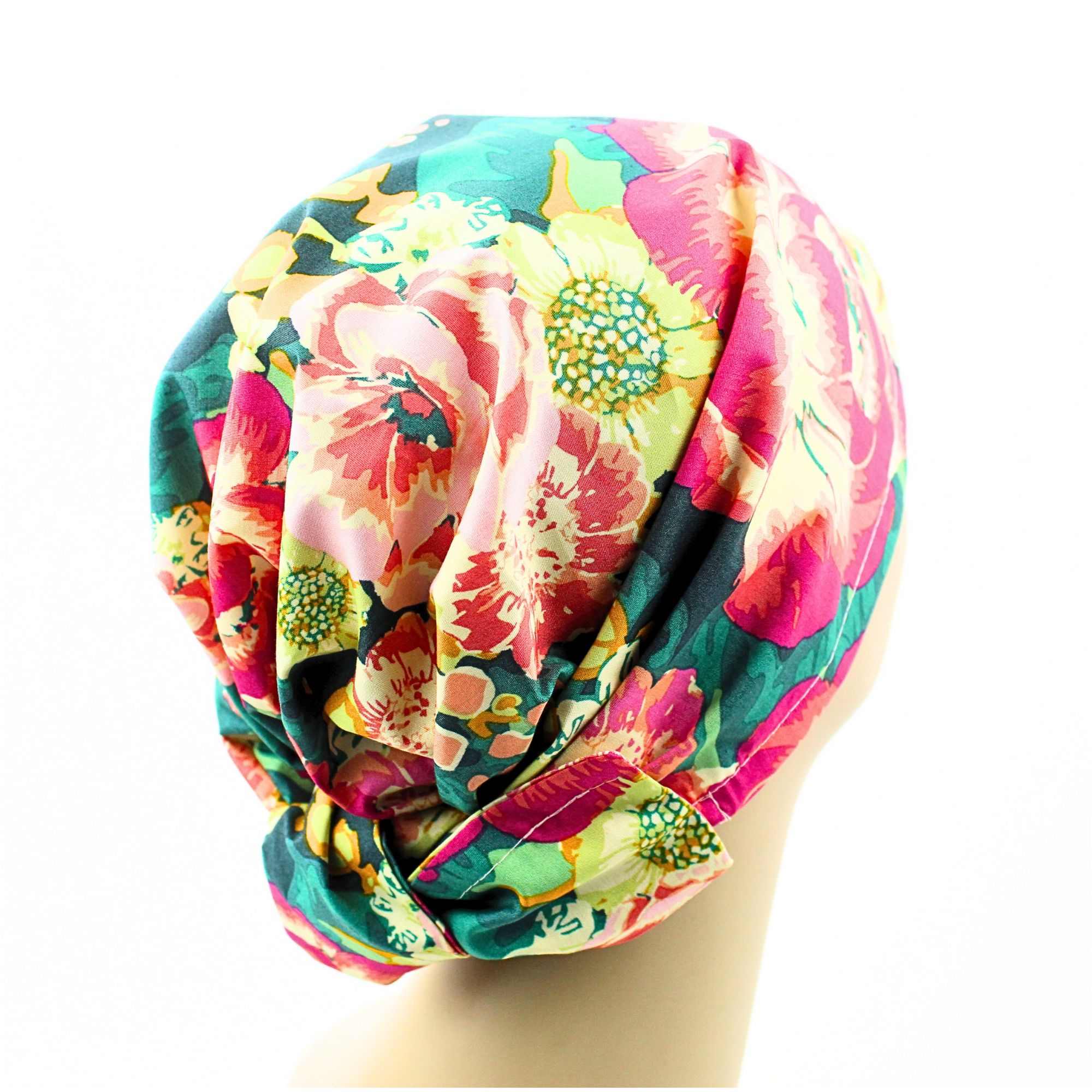 Emerald Floral Hair Wrap