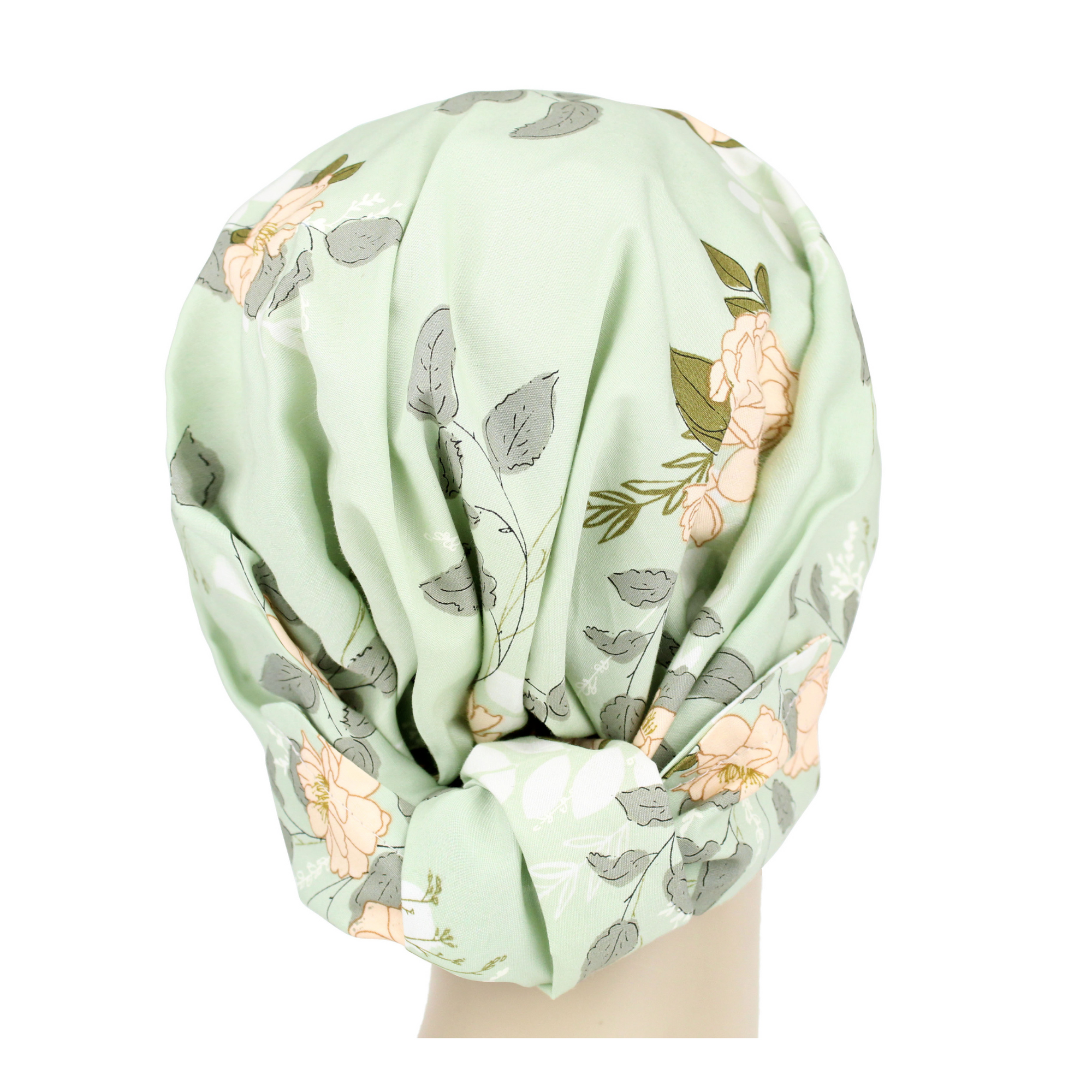Mint Floral Hair Wrap