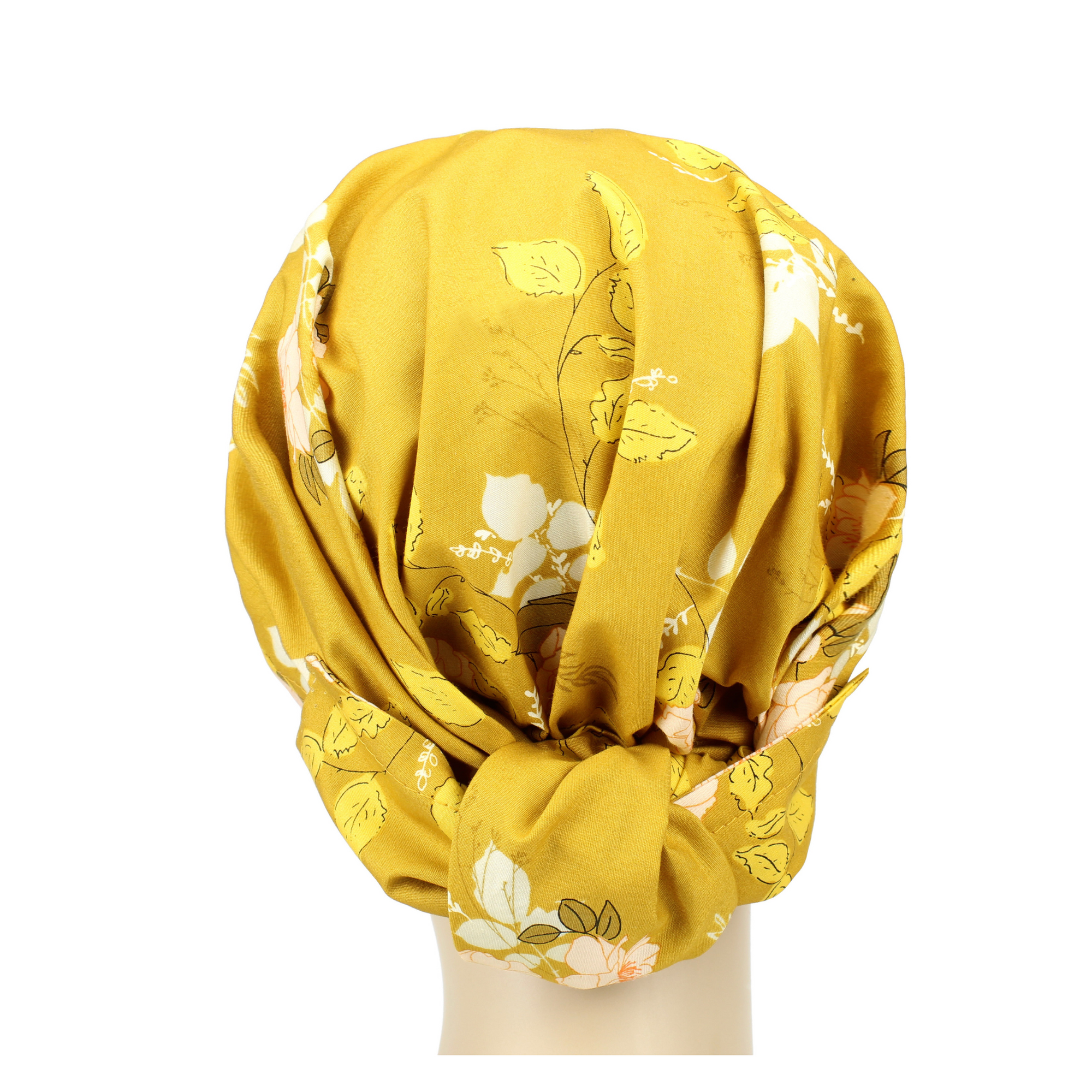 Rustic Summer Floral Head Scarf Wrap