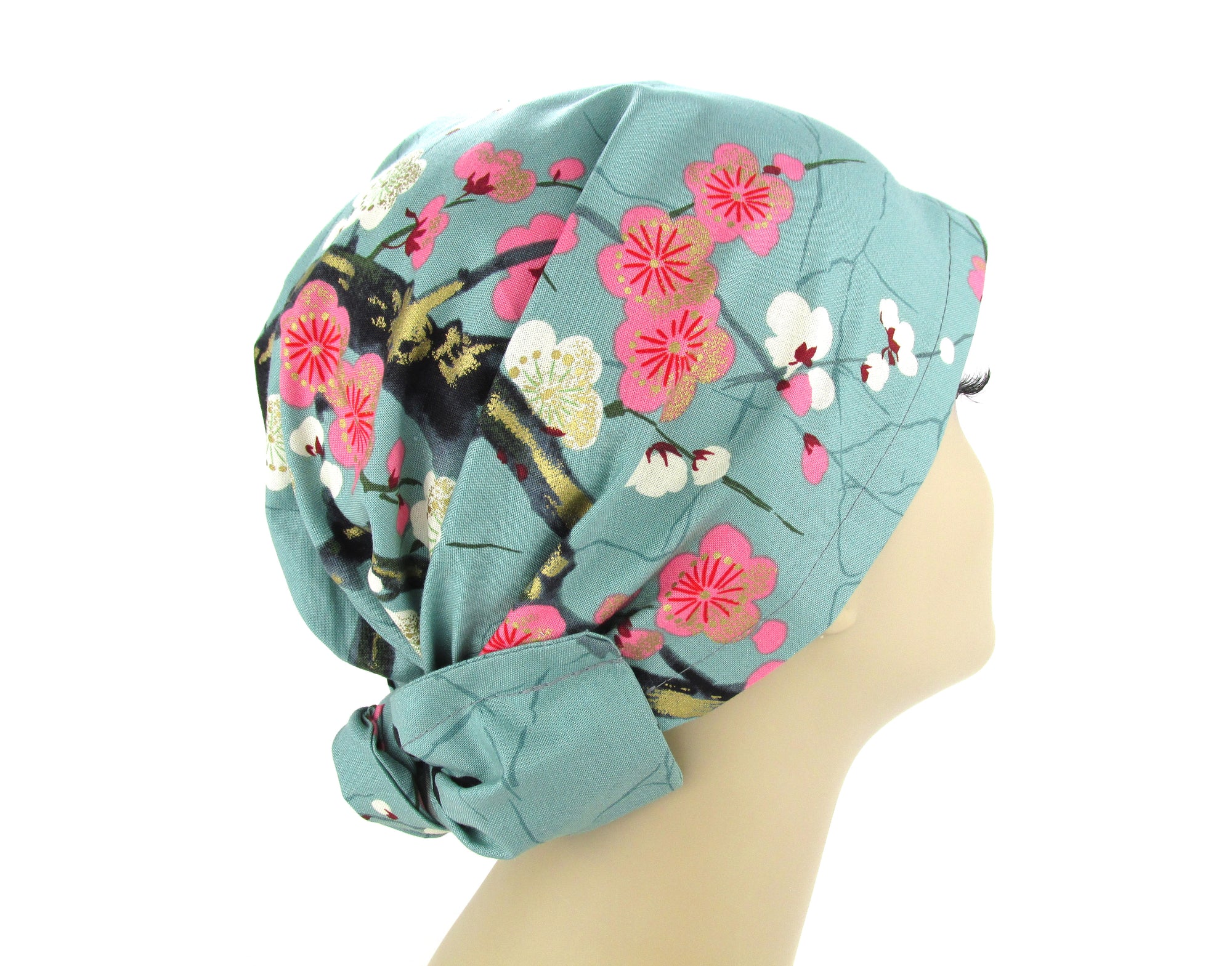 Last One Ever Available Sakura Japanese Floral Modern Hair Wrap -❥