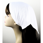White Shabbat Head Covering Kerchief