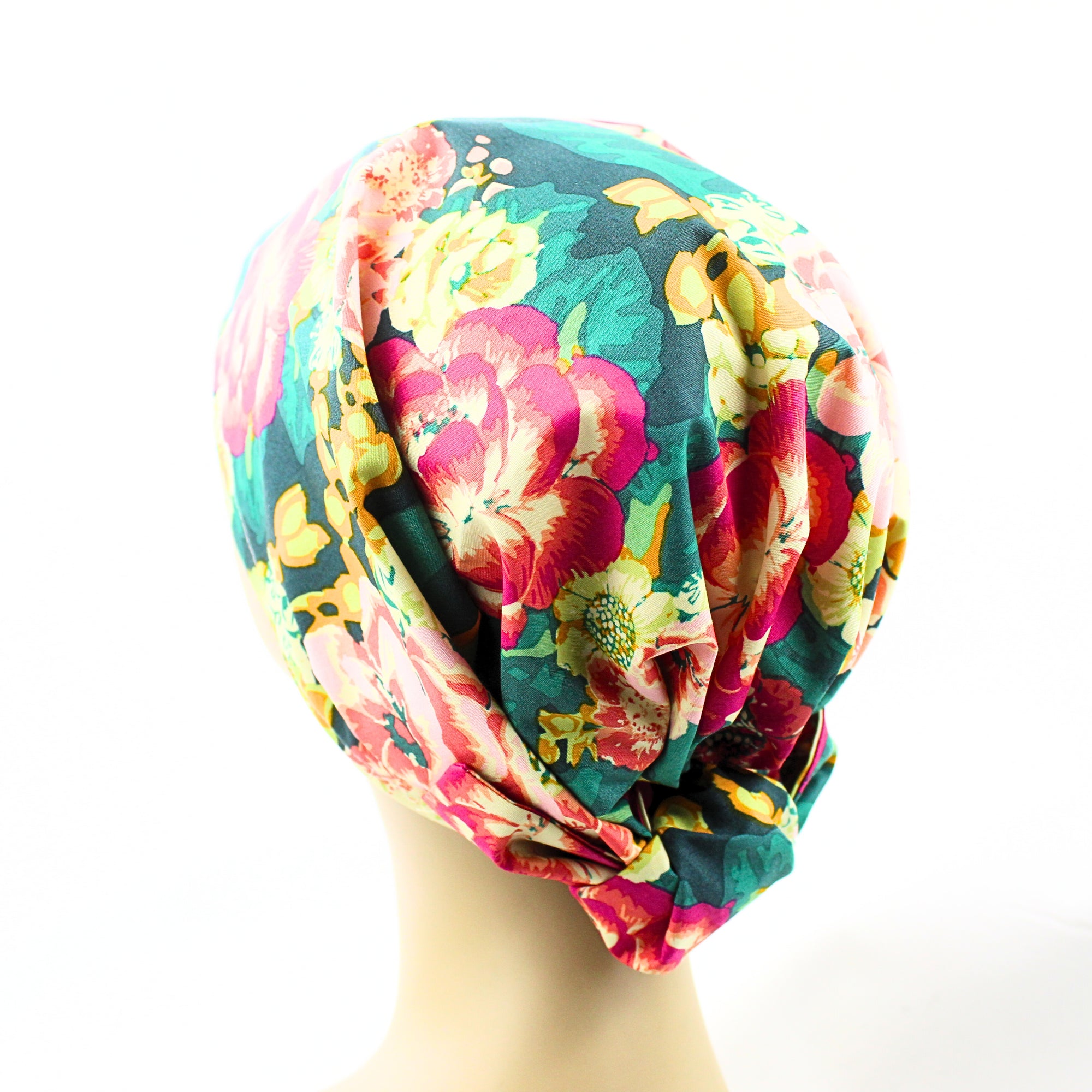 Emerald Floral Hair Wrap