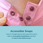 Hospital Gown with Snaps