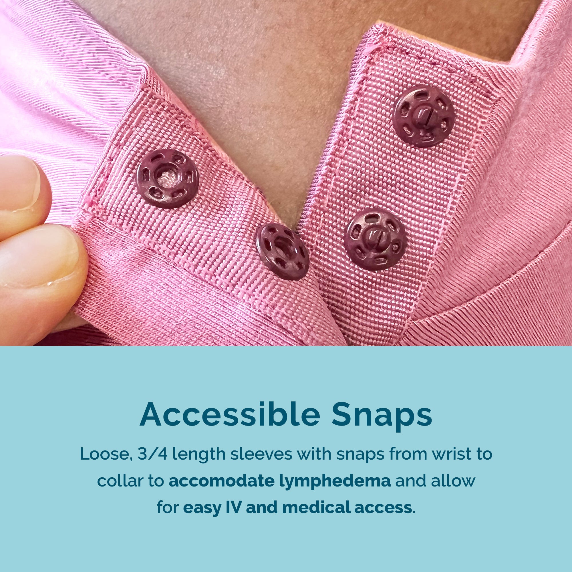 Hospital Gown with Snaps