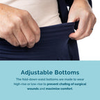 Fold Down Waist Pants