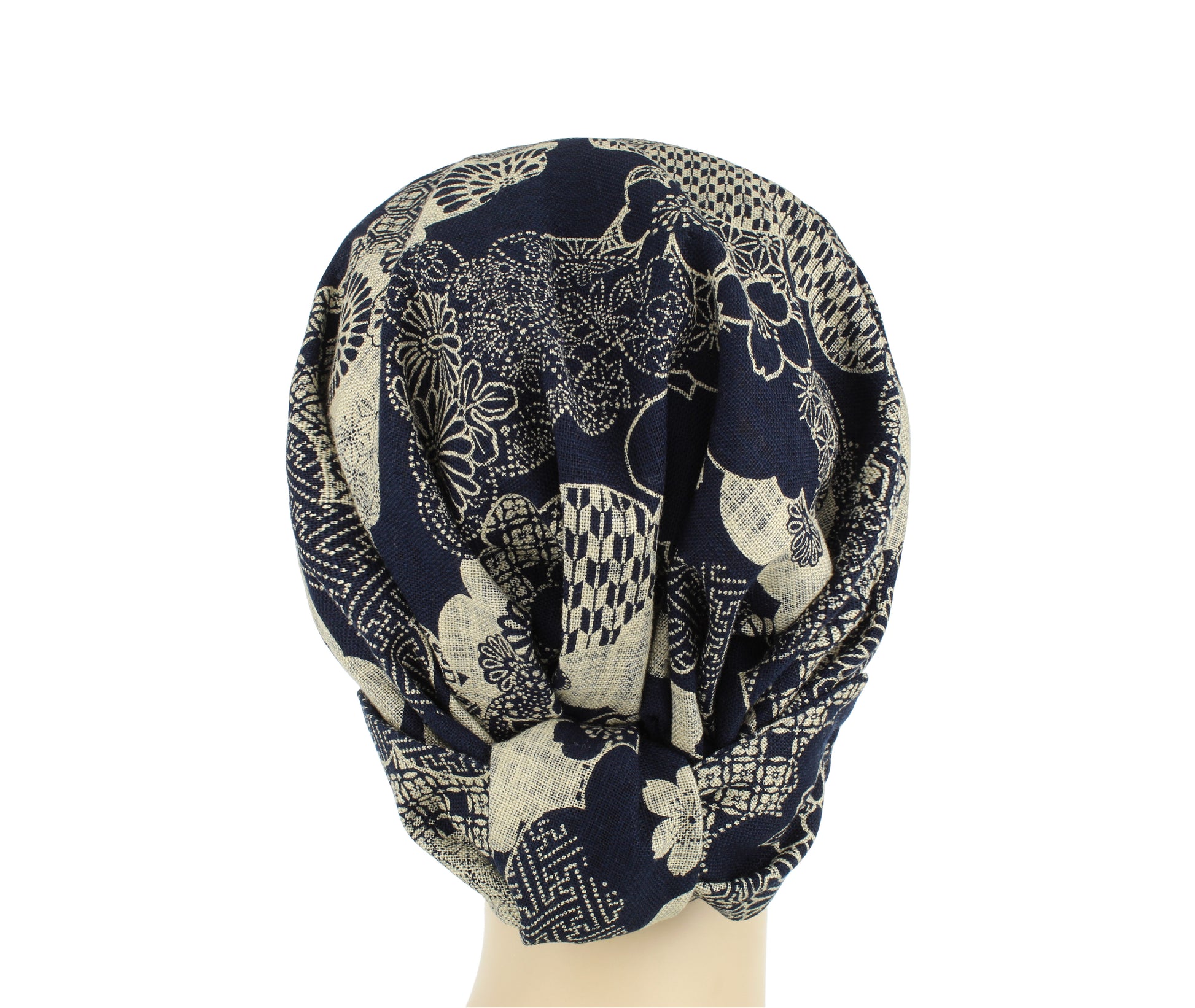 Clouds Flowers Japanese Hair Wrap