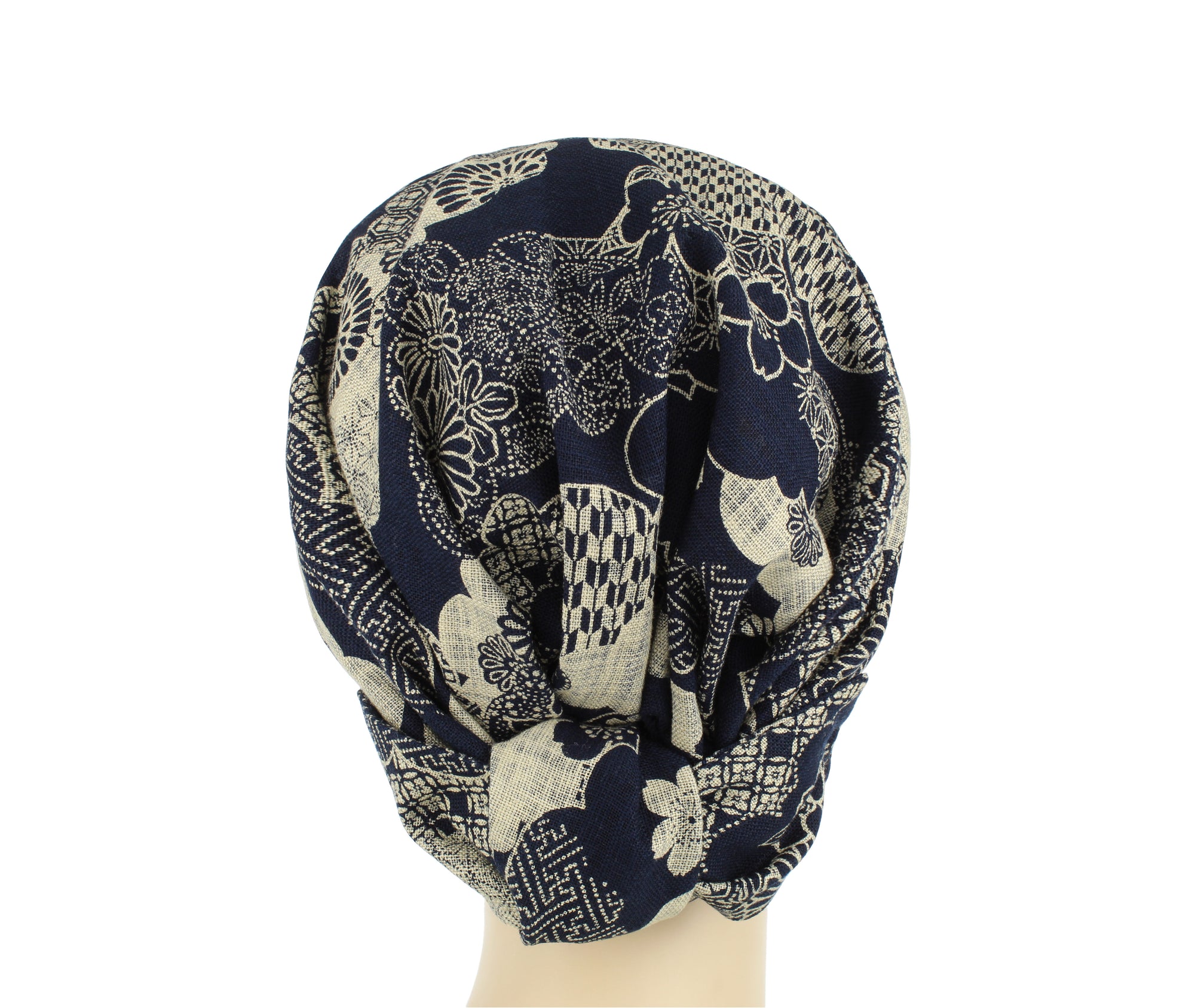 Clouds Flowers Japanese Hair Wrap