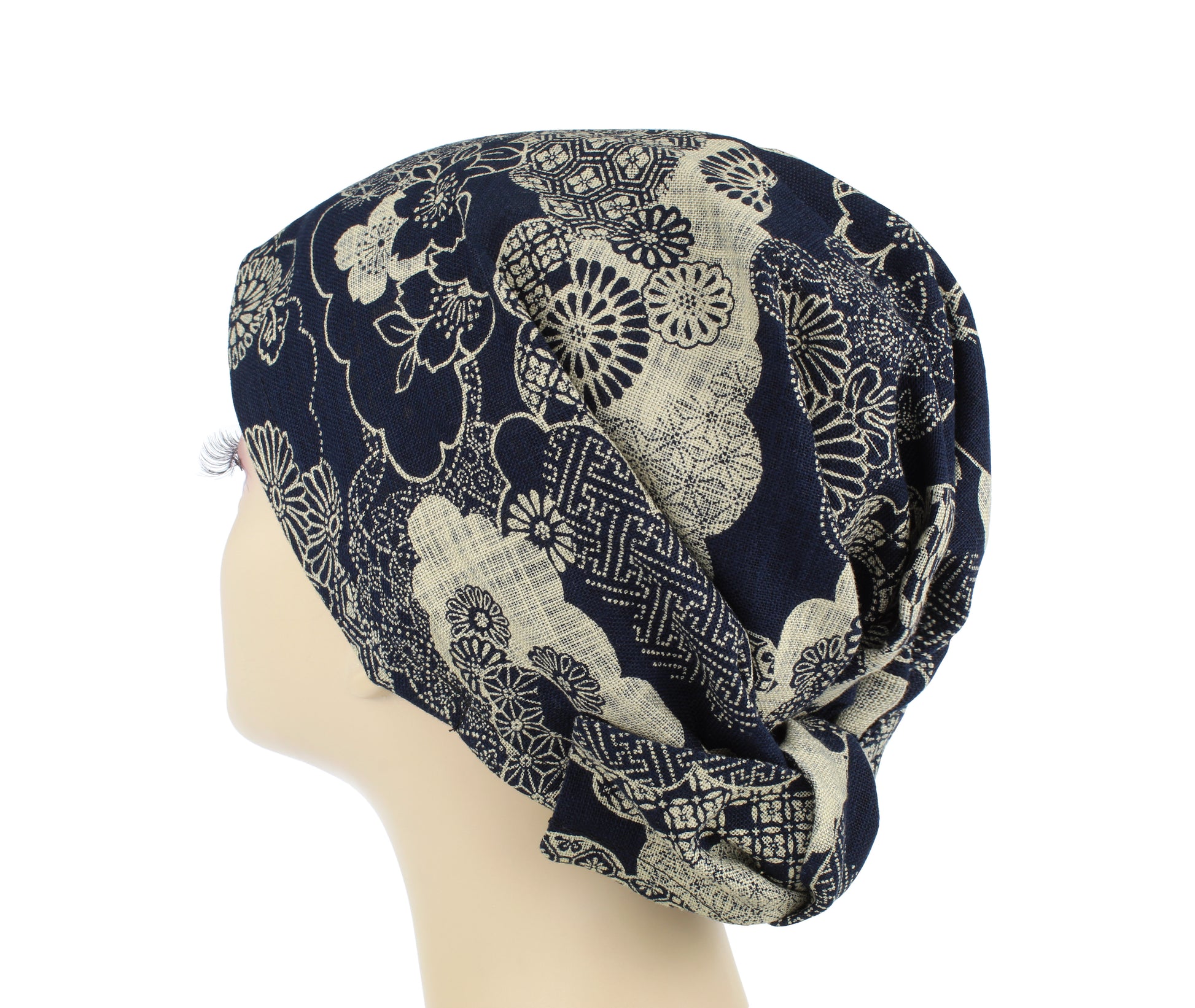 Clouds Flowers Japanese Hair Wrap