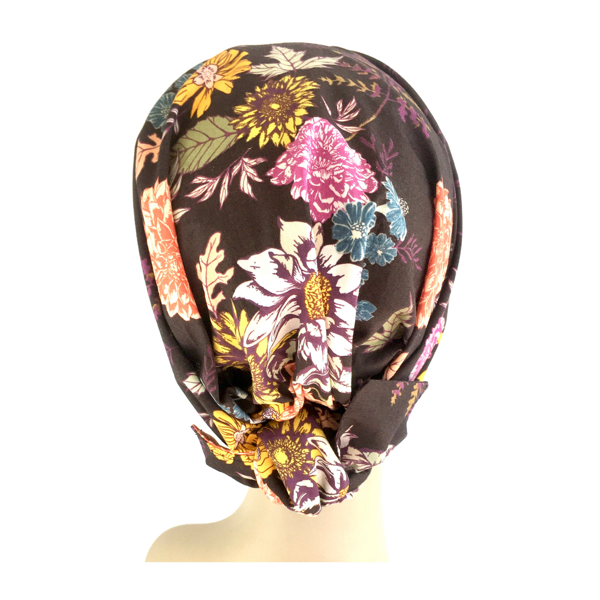Cocoa Floral Headscarf