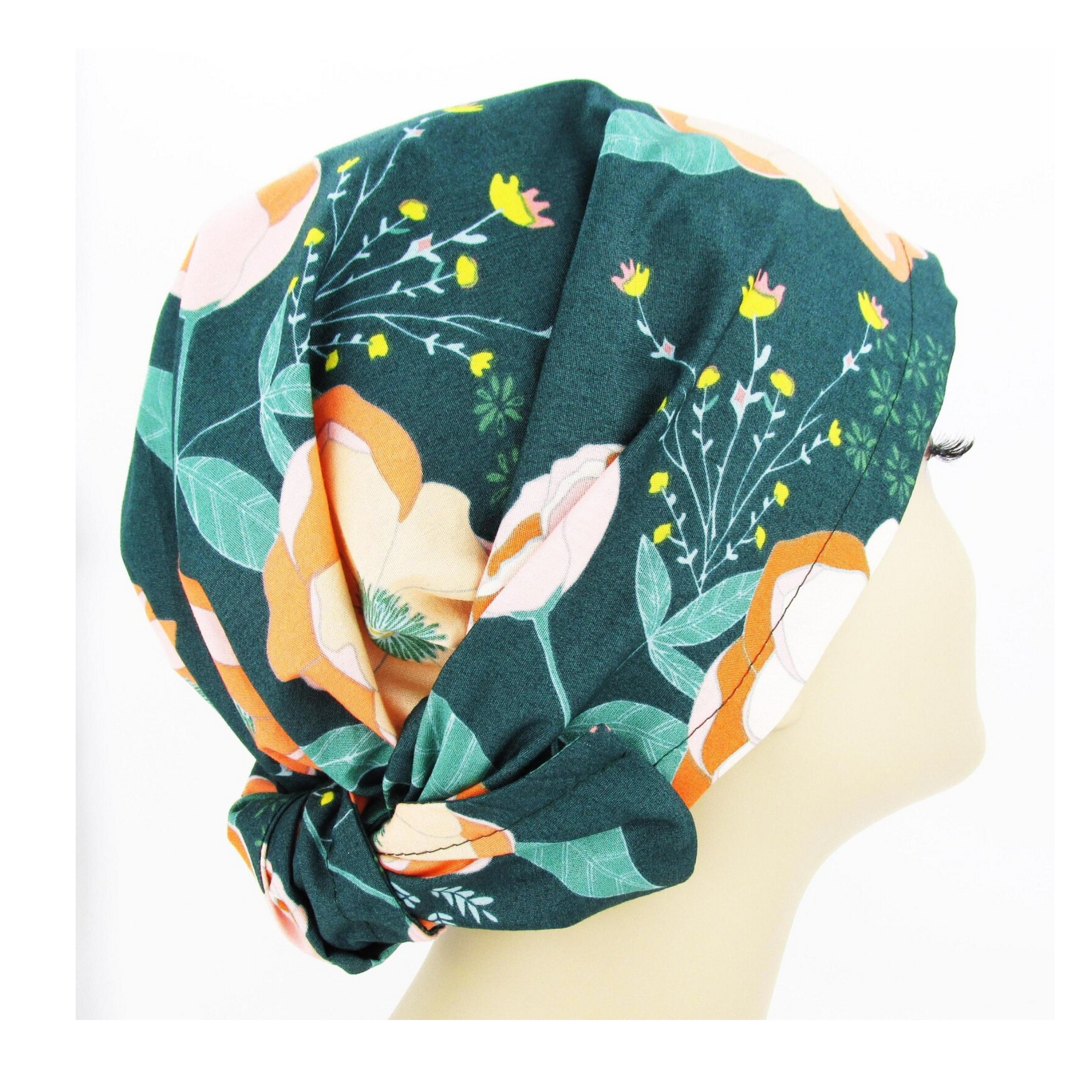 Jade Floral Hair Wrap
