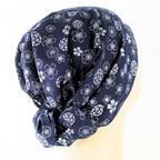 Silver Sakura Japanese Hair Wrap