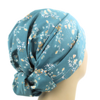 Subtle Floral Hair Wrap