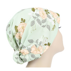 Mint Floral Hair Wrap