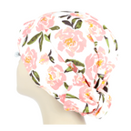 Pink Rose Abstraction Floral Hair Wrap