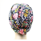 Midnight Garden Floral Head-Cover