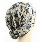 Origami Gold Accent Japanese Textile Hair Wrap