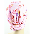 Pink Sakura Blossom Japanese Textile Hair Wrap