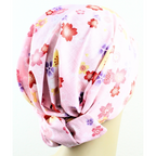 Pink Sakura Blossom Japanese Textile Hair Wrap