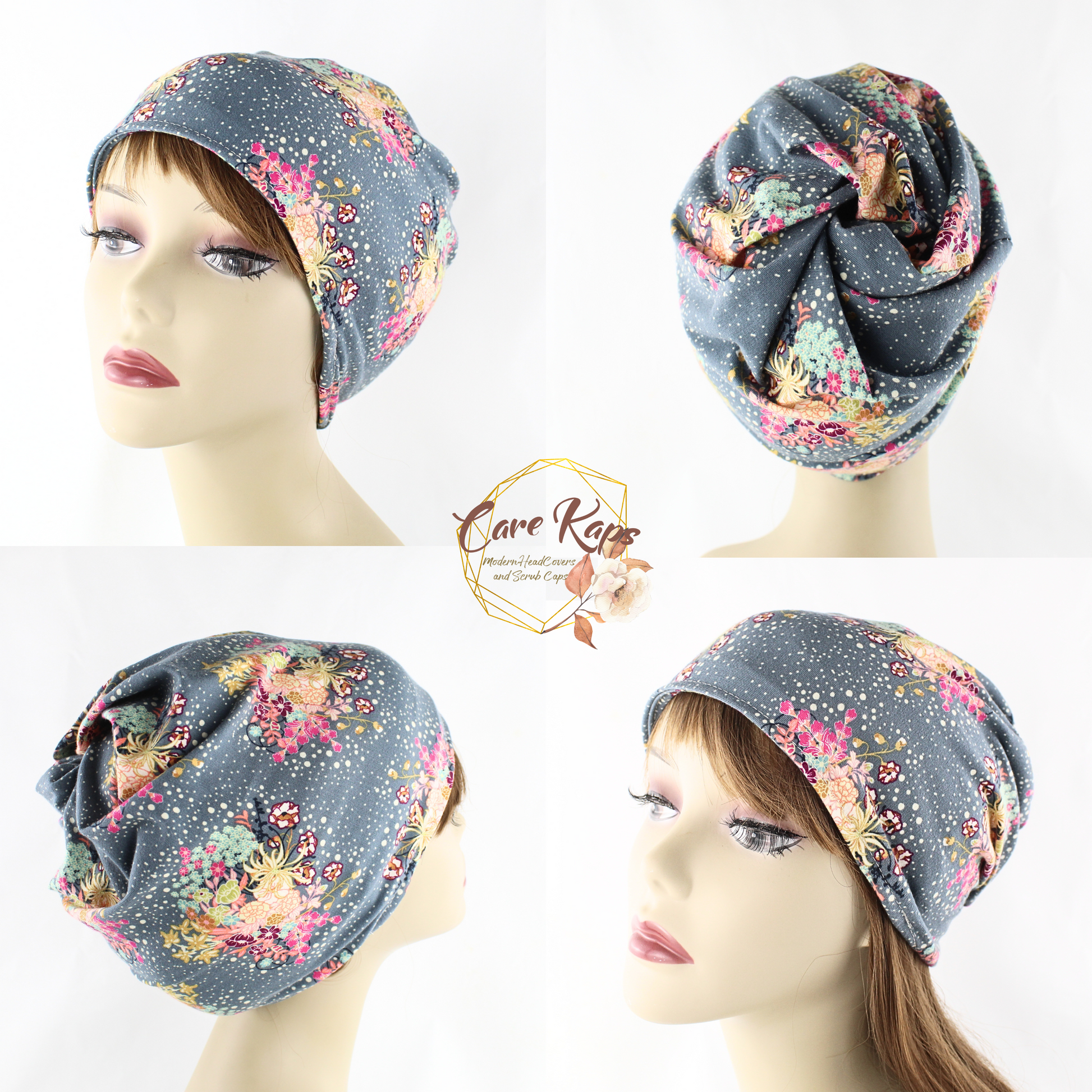 floral head coverings for women