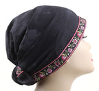 Last One Available ~ Rosebud Floral Brim Bohemian Hair Wrap