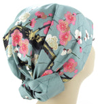 Last One Ever Available Sakura Japanese Floral Modern Hair Wrap -❥